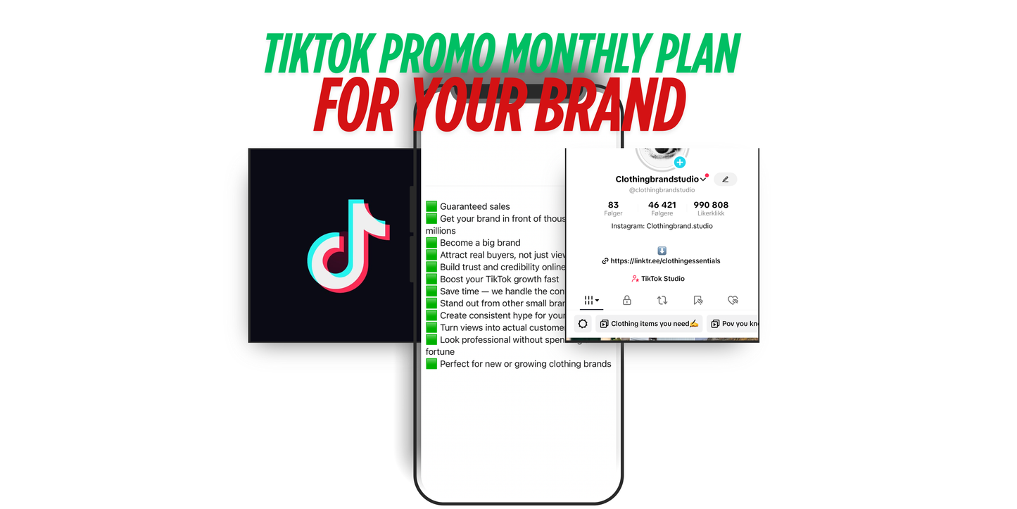 Monthly Promo Subscription – Daily TikTok Content for Your Brand